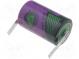 Batterie  Lithium (TLC)  3,6V  1/2AA  1200mAh  nicht aufladbar