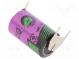 Batterie  Lithium (TLC)  3,6V  1/2AA  Ø14,7x25,2mm  900mAh