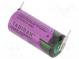 Batterie  Lithium (TLC)  3,6V  2/3AA,2/3R6  1500mAh  Ø14,7x33,5mm
