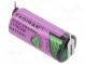 Batterie  Lithium (TLC)  3,6V  2/3AA,2/3R6  1600mAh  Ø14,7x33,5mm