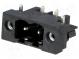Klemmleiste abschaltbar  5mm  Wege  2  90°-Winkel  Buchse  auf PCB
