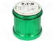 Signalgeber  Licht  BA15D Leuchtmittel  grün  0÷250VDC  0÷250VAC