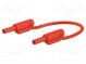 Messleitung  10A  Bananenstecker 2mm,beiderseitig  UNenn  600V