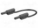 Messleitung  10A  Bananenstecker 2mm,beiderseitig  UNenn  600V