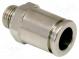 Steckverbinder gerade  40g  G1/4-AG  -20÷80°C  -0,95÷15bar  12mm