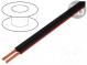 Leitungen  Lautsprecher-  2x4mm2  Line  Cu  schwarz-rot  PVC