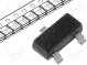 Sensor  Hall  unipolar  SOT23  Bereich  45÷205Gs  UStrom  3÷24VDC