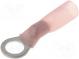 Ringkabelschuh  M5  Ø  5,3mm  0,5÷1,5mm2  Klemmverbindung  rot