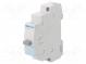 Modul  Druckschalter  230VAC  16A  DIN  bistabil  Kontakte  SPST-NO