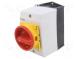 Schalter  Nocken-  Stab.Pos  2  20A  OFF-ON  im Gehäuse  Pole  6