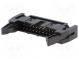 Socket  IDC  male  PIN  20  straight  with ejector  THT  2.54mm