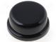 Taste  rund  schwarz  Verwendung  TACTS-24  Ø13mm