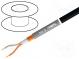 Leitungen  Mikrofon  2x0,25mm2  grau  OFC  -15÷70°C  PVC
