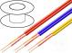 Leitungen  Mikrofon  2x0,14mm2  rot  OFC  -15÷70°C  PVC