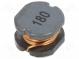 Drossel  Draht  18uH  100mΩ  -40÷125°C  ±20%  1,8A  7x7,8x5mm