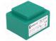 Transformator  überzogen  10VA  230VAC  10,5V  952,3mA  PCB  IP00