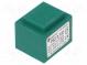 Transformator  überzogen  2,1VA  230VAC  18V  18V  58mA  58mA  PCB