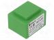 Transformator  überzogen  2,3VA  230VAC  6V  383mA  PCB  IP00  90g