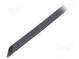 Schrumpfschlauch  dünnwandig,elastisch  2  1  2,4mm  schwarz