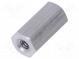 Distanzmuffe mit Gewinde  10mm  Innengew  M2,5  sechskant