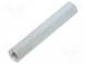 Distanzmuffe mit Gewinde  25mm  Innengew  M2,5  sechskant  Stahl