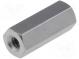Distanzmuffe mit Gewinde  10mm  Innengew  M2  sechskant  Messing