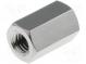 Distanzmuffe mit Gewinde  8mm  Innengew  M3  sechskant  Messing