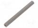 Distanzmuffe mit Gewinde  75mm  Innengew  M4  sechskant