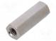 Distanzmuffe mit Gewinde  30mm  Innengew  M6  sechskant  Messing