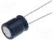 Kondensator  elektrolytisch  100uF  63VDC  Ø10x12,5mm  ±20%