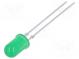 LED  5mm  rot  6,3÷14mcd  60°  10mA  2÷3V  Front  gewölbt