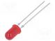 LED  5mm  rot  1÷2mcd  50°  2mA  1,9÷2,4V  Front  gewölbt