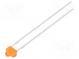 LED  1,8mm  rot  4÷20mcd  20°  2÷3V  Front  gewölbt  Anz. Ausg  2