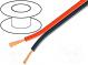 Leitungen  Lautsprecher-  2x0,75mm2  Line  Cu  schwarz-rot