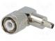 Stecker  TNC  männlich  mit 90°-Winkel  RG58  Klemmverbindung