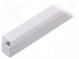 Profil für LED Module  milchfarben  oberflächlich  weiß  L  1m