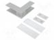 Verbinder 270°  silber  Aluminium  Verwendung  VARIO30-02