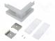 Verbinder 270°  silber  Aluminium  Verwendung  VARIO30-05