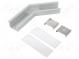 Verbinder 135°  silber  Aluminium  Verwendung  VARIO30-07