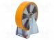 Transportrad  Ø  200mm  W  50mm  H  240mm  steif,mit Montageplatte