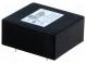 Transformator  überzogen  1VA  230VAC  6V  6V  0,08A  0,08A  PCB