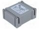 Transformator  überzogen  18VA  230VAC  6V  6V  1,5A  1,5A  PCB  IP00