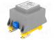 Transformator  überzogen  25VA  230VAC  15V  1,67A  DIN  600g  IP00