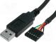 Modul  integrierte Leitung  UART,USB  USB A,Stiftbuchse  PIN  6