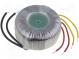 Transformator  Ringkern  40VA  230VAC  12V  12V  1,66A  1,66A  0,6kg