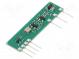 Modul  RF  AM Sender  AM,ASK  433,92MHz  1,8÷12VDC  38x26mm  15mA