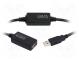USB-Repeater  USB 1.1,USB 2.0  USB A-Buchse, USB A-Stecker  25m