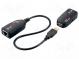 Extender USB  USB 1.1,USB 2.0  schwarz  Kat 5e,6