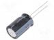Kondensator  elektrolytisch  THT  330uF  35VDC  Ø10x12,5mm  ±20%