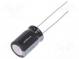 Kondensator  elektrolytisch  THT  68uF  25VDC  Ø8x11,5mm  ±20%